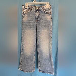 H&M Light Blue Girls Baggy Jeans
